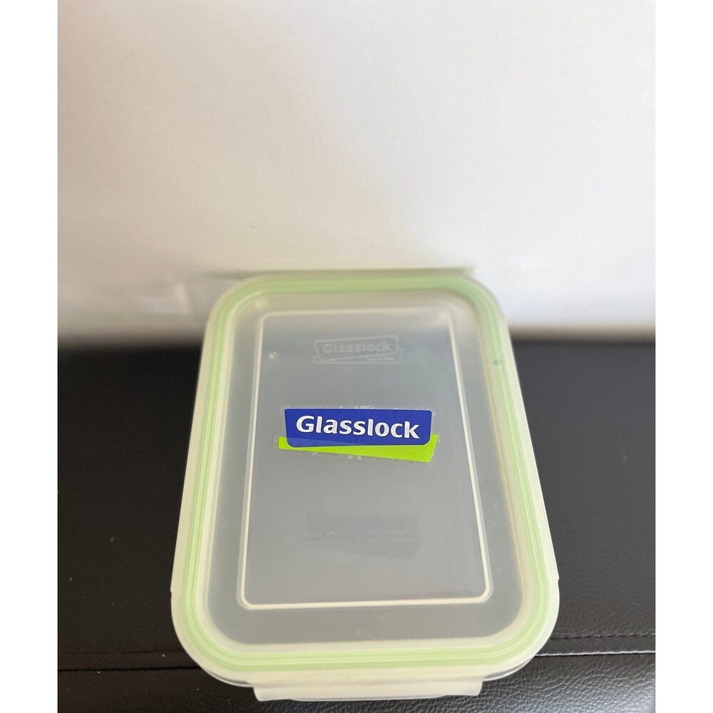 Glasslock Rectangular Food Storage Container - 7.5” L x 5.5” W x 2.25” D